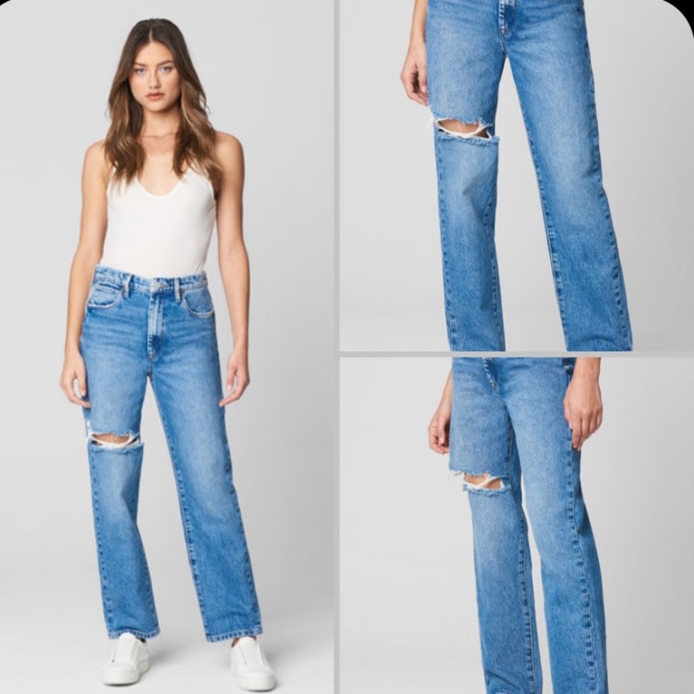 Blank NYC Women's Light Blue Straight Leg Jeans